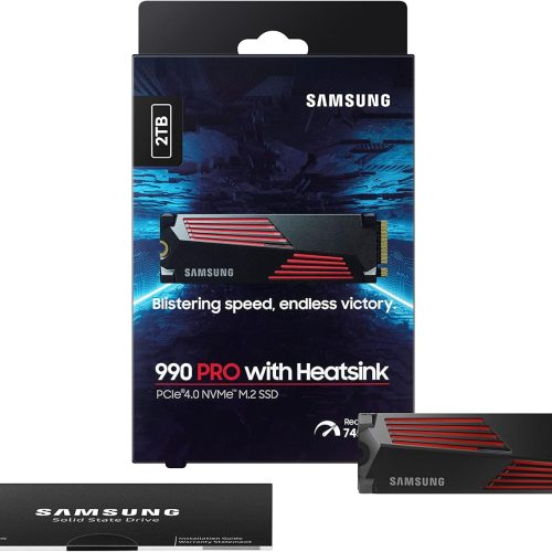 Disque dur SSD interne SAMSUNG 990 PRO avec dissipateur thermique 2 To, PCIe Gen4 M.2 2280 – Image 3