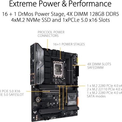 Carte mère ATX ASUS TUF Gaming Z790-Plus WiFi LGA 1700 (Intel 14e, 12e et 13e génération) – Image 6