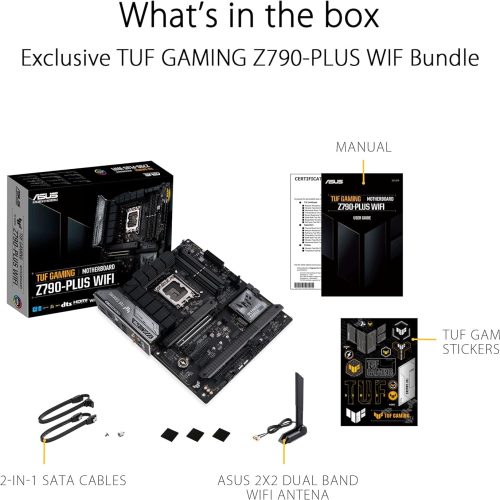 Alternative view of Carte mère ATX ASUS TUF Gaming Z790-Plus WiFi LGA 1700 (Intel 14e, 12e et 13e génération)