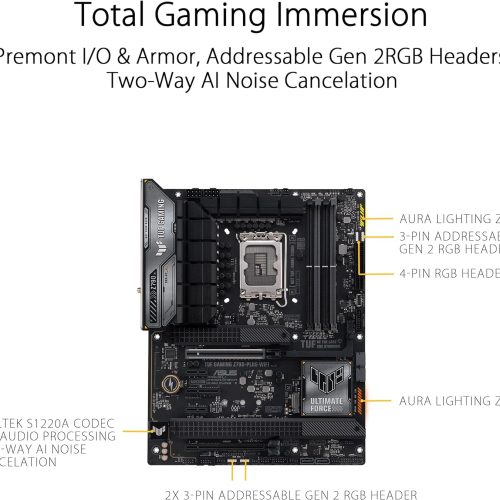 Carte mère ATX ASUS TUF Gaming Z790-Plus WiFi LGA 1700 (Intel 14e, 12e et 13e génération) – Image 4