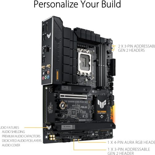 Carte mère ASUS TUF GAMING B760-PLUS WIFI (13e et 12e génération) LGA 1700 ATX – Image 4