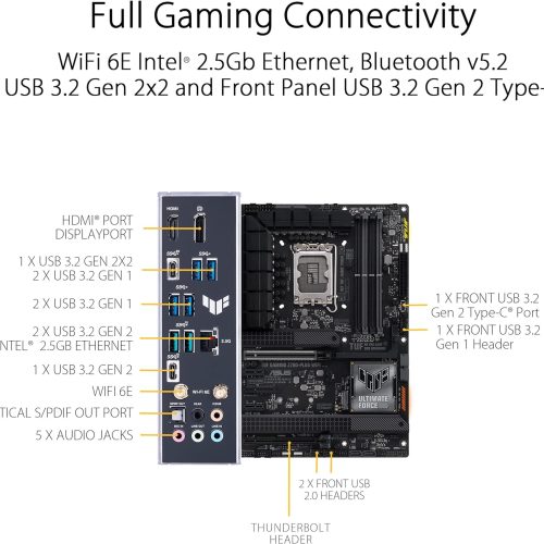 Carte mère ATX ASUS TUF Gaming Z790-Plus WiFi LGA 1700 (Intel 14e, 12e et 13e génération) – Image 3