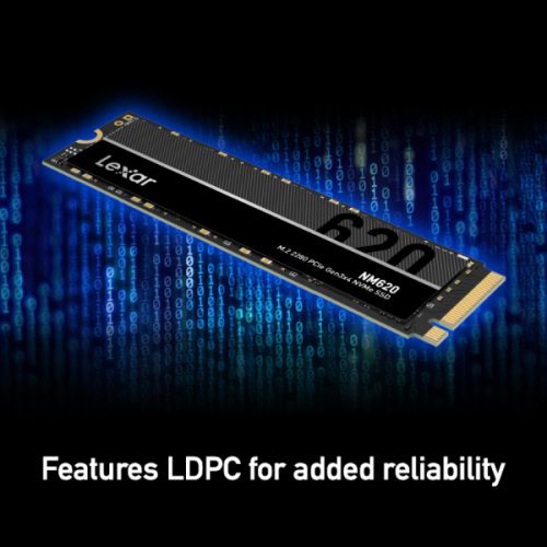 LEXAR DISQUE DUR SSD M2 512GB NM620 M.2 2280 PCIE GEN3x4 NVME 3500MB – Image 3