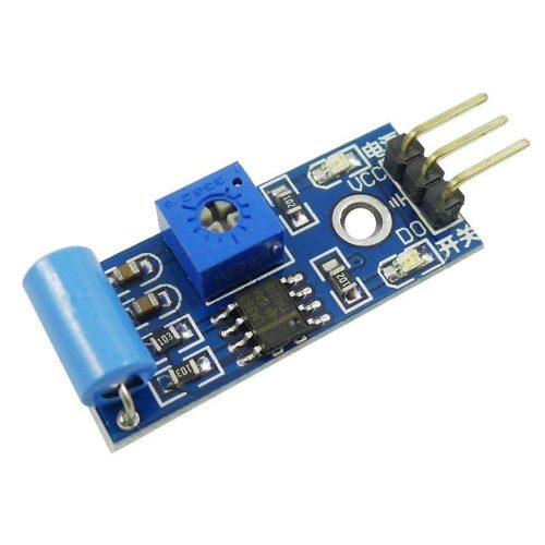 Alternative view of Modules de capteur de mouvement d'alarme SW-420, interrupteur de vibration pour Arduino