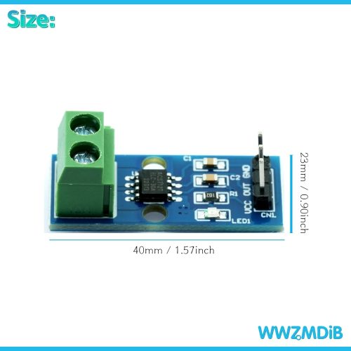 Module de capteur de courant compatible WWZMDiB ACS712 30A