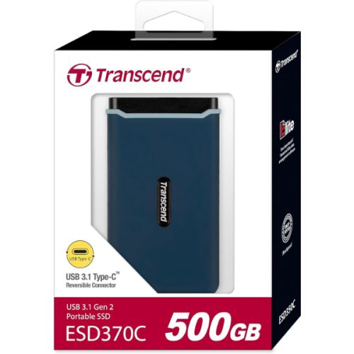 TRANSCEND DISQUE DUR SSD EXTERNE 500GB PORTABLE SSD ESD370C 1050MB/S – Image 4