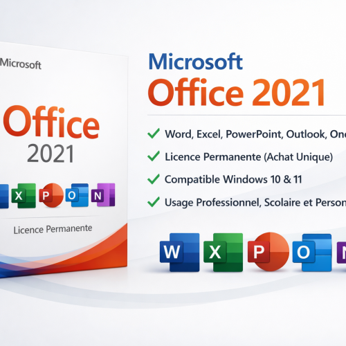 Alternative view of Microsoft Office 2021 – Licence Permanente – Word, Excel, PowerPoint, Outlook