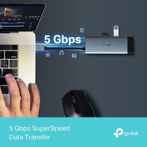 TP-LINK CONVERTISSEUR USB-C TL-UH6120C – Image 10