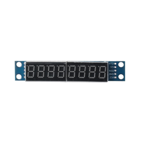 Module matriciel à points 3,3 V 5 V MAX7219 8 chiffres 7 segments, affichage LED numérique à 3 ports E/S pour Raspberry Pi
