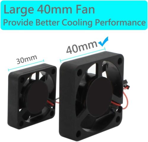 Boîtier ABS pour Raspberry Pi 4 avec ventilateur, dissipateur thermique et couvercle supérieur amovible pour Pi 4 modèle B/4B – Image 5