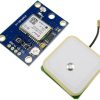 Module de contrôleur de vol GPS HiLetgo GY-NEO6MV2 NEO-6M 3 V-5 V avec antenne céramique ultra-puissante pour Arduino EEPROM APM 2.5
