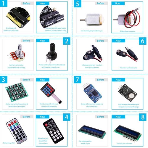 Kit de démarrage le plus complet ELEGOO UNO R3 avec tutoriel compatible avec Arduino IDE (plus de 200 composants) – Image 5