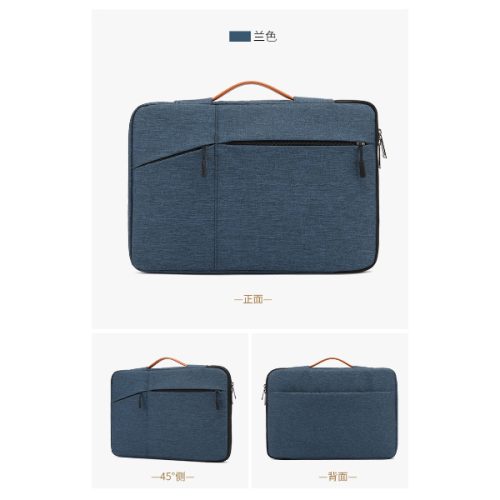 SHENGBEIER SAC ORDINATEUR PORTABLE 803 13"" NOIR/GRIS/BLEU