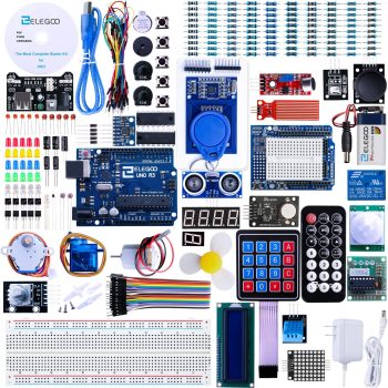 Kit de démarrage le plus complet ELEGOO UNO R3 avec tutoriel compatible avec Arduino IDE (plus de 200 composants)