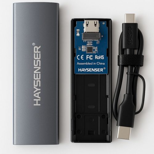 BOÎTIER DISQUE DUR SSD M2 NVME & NGFF 2 IN 1 HAYSENSER HY-S207A – Image 2
