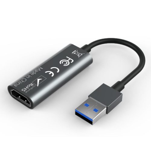 Alternative view of HDMI TO USB / HDMI VIDEO CAPTURE BOITE NOIR HU-02 / HU-04 YOUTUBEUR