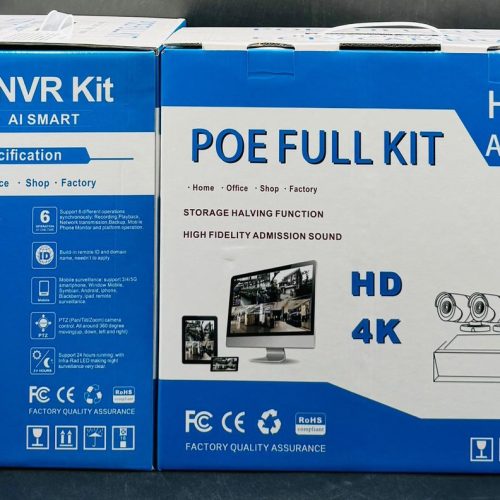 Alternative view of Nvr Kit Camera De Surveillance 8CH Avec Fil PoE Full Kit H.265+ AI SMART
