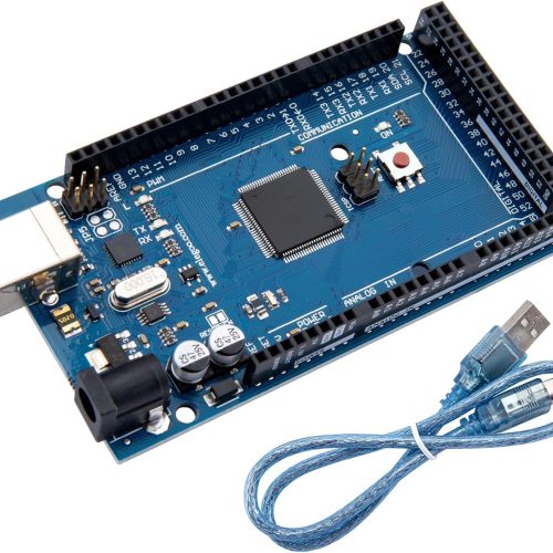 Carte MEGA R3 avec ATmega 2560 et câble USB, compatible avec les projets Arduino IDE