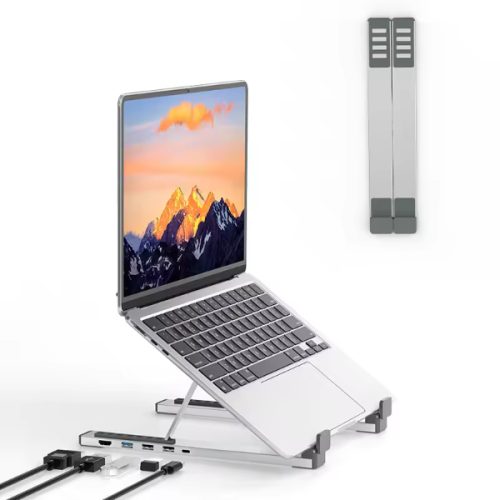 LAPTOP STAND WITH DOCKING STATION/SUPPORT ORDINATEUR PORTABLE C40-1
