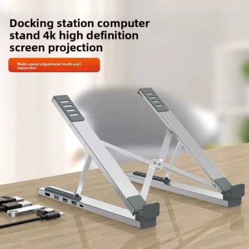 Alternative view of LAPTOP STAND WITH DOCKING STATION/SUPPORT ORDINATEUR PORTABLE C40-1