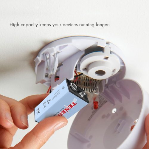 Pile Tenergy 9V NiMH, haute capacité 250 mAh, rechargeable – Image 4
