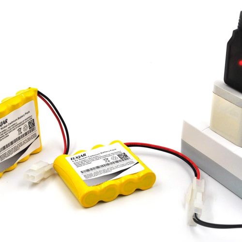 Batterie Ni-CD 4,8 V 1200 mAh elxjar avec connecteur 5557 et câble de chargement USB – Image 4