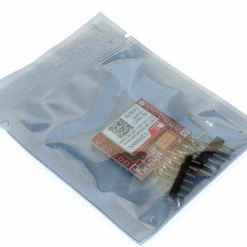 Module d'interface GPRS GSM HiLetgo SIM800L, quadribande 850/900/1800/1900 MHz, avec emplacement pour carte SIM et antenne intégrée, alimentation 3,7~4,2 V. – Image 5