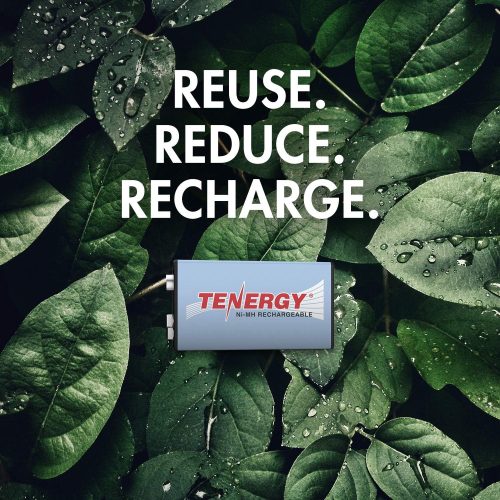 Pile Tenergy 9V NiMH, haute capacité 250 mAh, rechargeable – Image 3