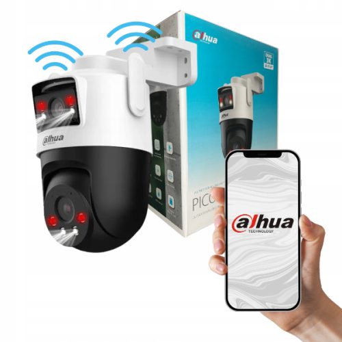 DAHUA PICOO DUAL D1 OUTDOOR DUAL LENS WIFI CAMERA 10MP DH-P5D-5F-PV