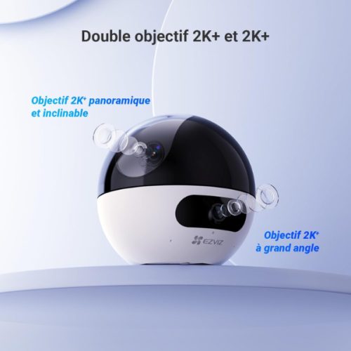 Alternative view of EZVIZ SMART HOME CAMERA DOUBLE OBJECTIF 2K+ CS-C7 DUAL 2K+