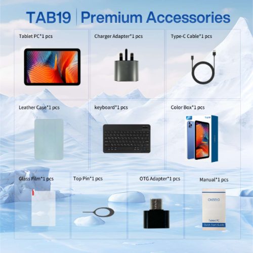 Tablette Oteeto TAB 19 2 Sim 3G + Wifi 12Gb Ram / 512Gb Memoire 10 Pouces – Image 4
