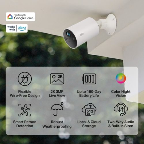 TP-LINK HOME CAMERA TAPO C410 – Image 4