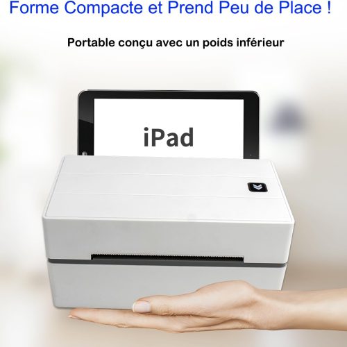 NETUM NT-LP110F Imprimante d'étiquettes, Imprimante Thermique Impression de Codes à Barres Possible Permet d'imprimer Une Lettre pour Les envois nationaux et internationaux pour Votre PC/Mac – Image 7