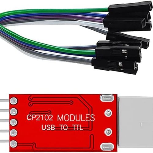 Alternative view of Adaptateur série USB vers TTL CP2102 – Module convertisseur USB 2.0 vers UART 5 broches avec sortie 3,3 V/5 V