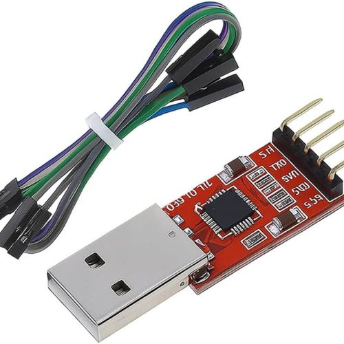 Adaptateur série USB vers TTL CP2102 – Module convertisseur USB 2.0 vers UART 5 broches avec sortie 3,3 V/5 V