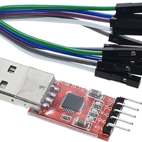 Adaptateur série USB vers TTL CP2102 – Module convertisseur USB 2.0 vers UART 5 broches avec sortie 3,3 V/5 V – Image 4