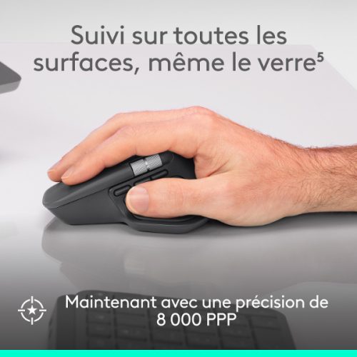 LOGITECH SOURIS SANS FIL BLUETOOTH & DONGLE MX MASTER 4 ORIGINAL – Image 5