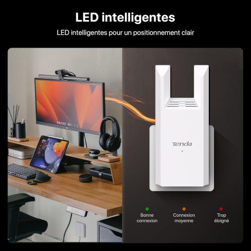 TENDA EXTENDER/REPETEUR WIFI T10 / N300 – Image 4