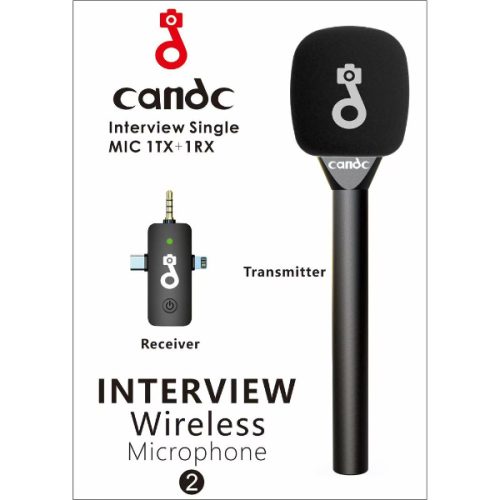 CANDC INTERVIEW WIRELESS MIC DC-T20 / 1 MICRO