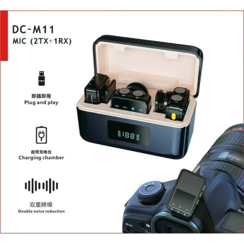 CANDC MICRO CRAVATE SANS FIL MIC (2TX+1RX) DC-M11 / 2 MICRO
