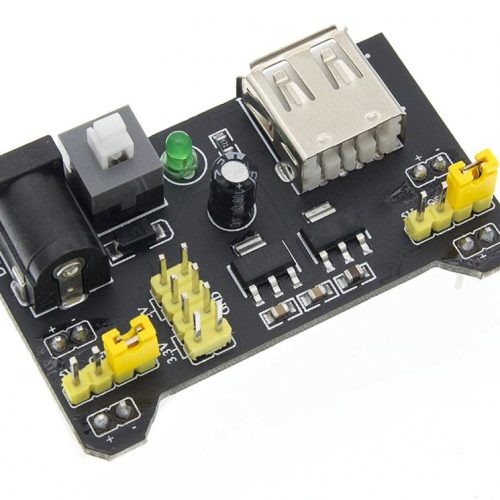 Module alimentation MB102 3.3V 5V pour breadboard – alimentation plaque d’essai compatible Arduino ESP32