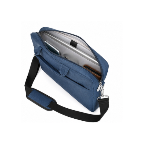 SAC ORDINATEUR PORTABLE 14-15 pouces BLEU B023 – sac laptop avec compartiments protection et transport – Image 3