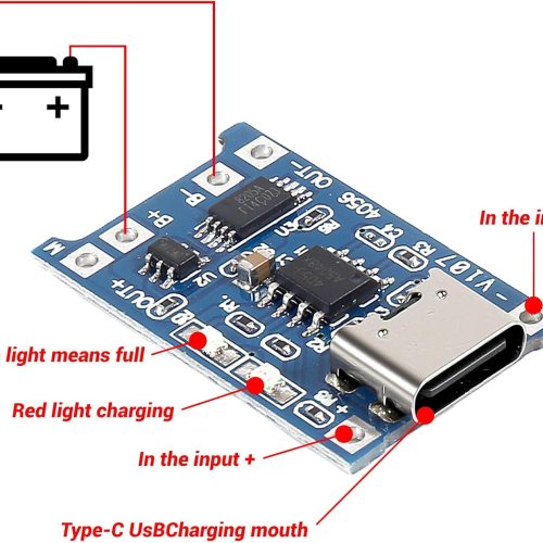 module de chargeur de batterie lithium TP4056 Type-C USB 5V 1A – Image 4