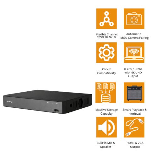 IMOU NVR 10CH NVR-N110W-8A0E-P – Image 4