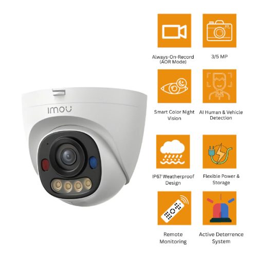 IMOU OUTDOOR SMART SECURITY CAMERA Poe 5MP IPC-PS8D-5V0 – Image 4