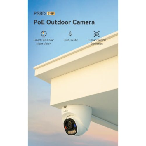 IMOU OUTDOOR SMART SECURITY CAMERA Poe 5MP IPC-PS8D-5V0 – Image 5