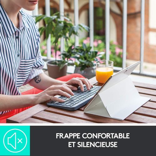 Logitech K380 Multi-Device Noir – Clavier Bluetooth Sans Fil pour PC, Mac, Tablette et Smartphone – Image 6