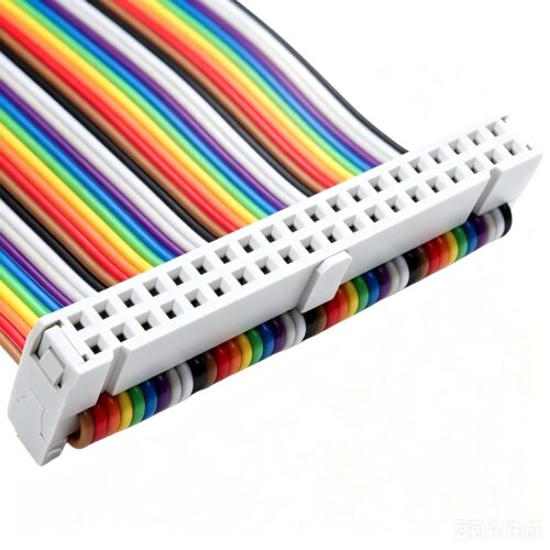 câble plat GPIO 40 broches femelle-femelle de 20 cm (8 pouces) | Compatibles avec Raspberry Pi 2, 3 et 5 (modèle B+), pour écrans tactiles LCD TFT de 3,5 et 5 pouces – Image 3