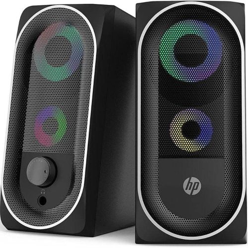 HP DHE-6001 – Haut-Parleurs Stéréo USB pour PC et Ordinateur Portable