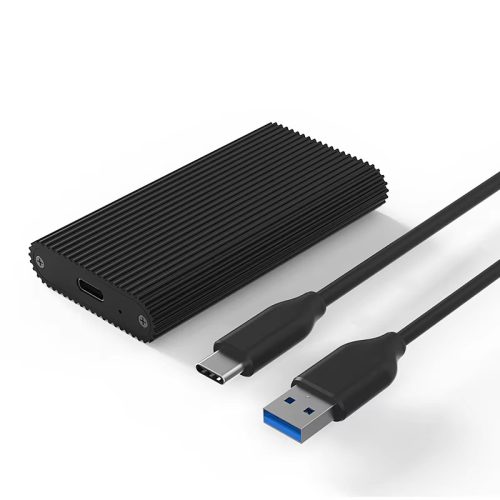 Boîtier SSD mSATA USB-C en aluminium M3T – adaptateur disque externe haute vitesse Type-C